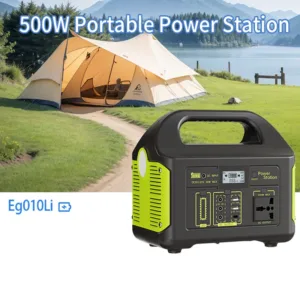 500W Portable Power Station Eg010Li, 307/384/461Wh LiFePO4 Solar Generator with PD/QC3.0, 90W Solar Input for Home Outdoor Emerg — image 9