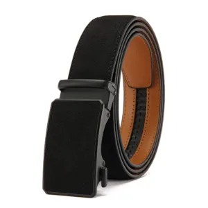 Men Leather Belt Automatic Buckle High Quality Male Leather Strap Luxury Jeans for Men Men Accessori — image 9