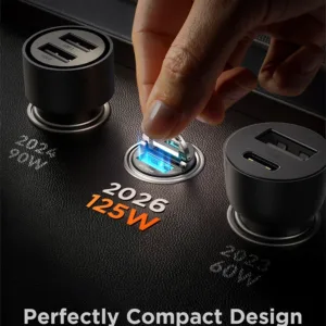 Joyroom 125W Car Charger AFC PPS QC PD Fast Charging For Tablets iPhone 17 16 15 14 Samsung Xiaomi HUAWEI Mini Car Phone Charger — image 5