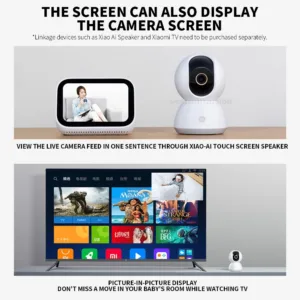 Original Xiaomi Smart Camera 2K 1296P HD 360 Angle Indoor Baby Security Monitor WIFI Night Webcam Video IP Camera Mi-Smart Home — image 3