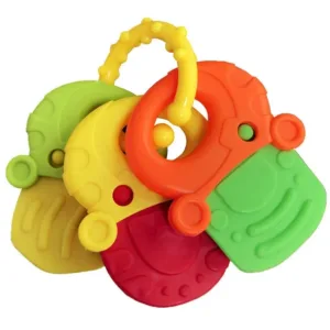 Baby Fruit Style Soft Rubber Rattle Teether Toy Newborn Chews Food Grade Silicone Teethers Infant Training Bed Toy Chew Toys Kid — image 9