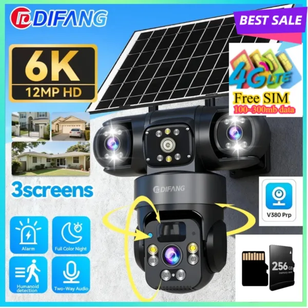 4G Sim Cam 256g Card