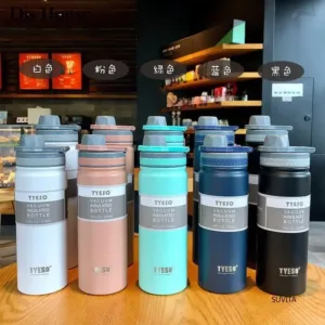 Tyeso 530/750ML Thermos Bottle Stainless Steel Vacuum Flask Travel Cup Insulated Water Bottle Sport Thermal Mug Hot Cold Mug — image 13