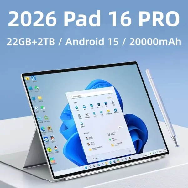 Brand New Pad 16 PRO Tablet 11 inch Android 14 Snapdragon 8gen2 Global 22GB+22TB 20000mah 5G Dual SIM WIFI HD Full Screen Tabelt
