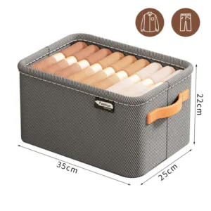 Thicken Clothes Organizer Pants Sweater Storage Cabinets Drawers Organizer Jeans Storage Box Wardrobe Clothes Storage Organizers — image 14