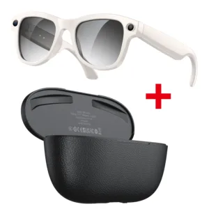 AI Bluetooth Smart Glasses With 800w Camera Recordings,Take Photos,Make Calls,Play Music,Real-time Translation Charging Dock — image 5