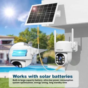 Srihome SH054 5Inch Screen 4MP 1440p Wireless WIFI Doorbell Solar IP Camera Kit Video Door Phone Visual Door Viewer Camera — image 5