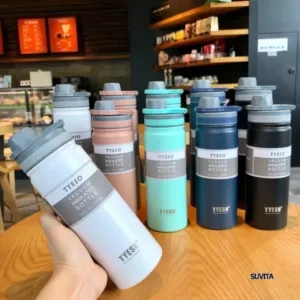 Tyeso 530/750ML Thermos Bottle Stainless Steel Vacuum Flask Travel Cup Insulated Water Bottle Sport Thermal Mug Hot Cold Mug — image 2