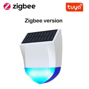 Tuya Smart For Zigbee/Wifi Siren Alarm Waterproof Outdoor With Solar And USB Power Supply Optional 95dB Remote Control — image 7