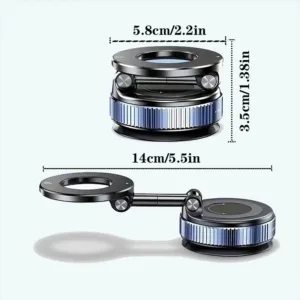 2026 New Vacuum Magnetic Phone Holder for Car - Suction Cup Phone Mount for MagSafe, 360° Rotatable Portable Strong Magnet Stand — image 6