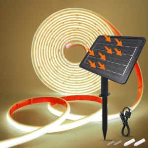 Solar Neon Light Strip 24V COB Waterproof IP68 Red Green Blue Warm Natural White 320LEDs/m Flexible High Density Linear Lighting — image 9