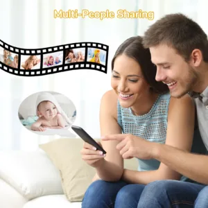 5 Inch Baby Monitor 3x Zoom PTZ Cam APP+monitor Dual Control WIFI Electronic Baby Sitter Two Way Audio Night Vision Baby Phone — image 4