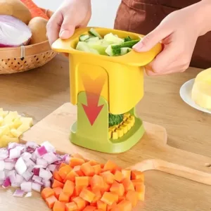 Multifunctional Cucumber Potato Slicer Household Hand Pressure Onion Dicer Kitchen Tools Vegetable Chopper French Fries Cutter — image 2