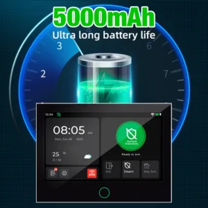 KERUI Tuya WiFi+4G Home Alarm System with 7 inch Large Touch Screen Panel Alarm Set FSK / ASK for House Security Protection G70 — image 6