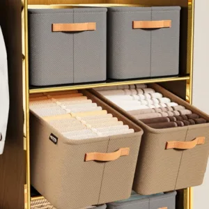 Thicken Clothes Organizer Pants Sweater Storage Cabinets Drawers Organizer Jeans Storage Box Wardrobe Clothes Storage Organizers — image 3