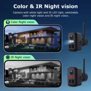 INQMEGA 3MP Solar Wireless Home Hub Security System 4-Piece Set, 500 Meters Long Transmission Distance, Works With Ubox Pro — image 6
