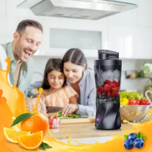 Electric Portable Juicer Fresh Fruit Mixer 700ML Multifunctional USB Rechargeable Shakes Smoothie Blender Outdoor Mixing Cup — image 15