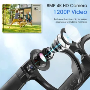 New 800W Camera AI Glasses Men Color-Changing Smart Translation Glasses Photo Video Recording Waterproof Call Smart Sunglasses — image 2