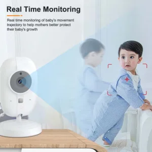 New 3.5'' Video Baby Monitor Night Vision Security Cam 2.4G Mother Kid 2 Way Audio Talk Video Surveillance Cam With Temperature — image 3