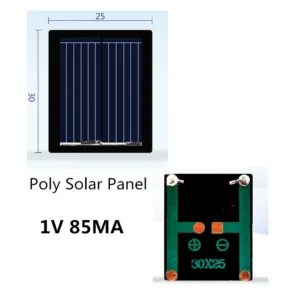 1PC 1V 1.5V 2V 2.5V 3V 3.5V Mono/poly Solar Panel 50mA 80mA 100mA 130mA 150mA 300mA Mini Round/Square DIY Solar Charger — image 27