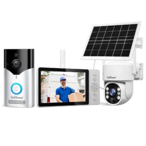 Srihome SH054 5Inch Screen 4MP 1440p Wireless WIFI Doorbell Solar IP Camera Kit Video Door Phone Visual Door Viewer Camera — image 8