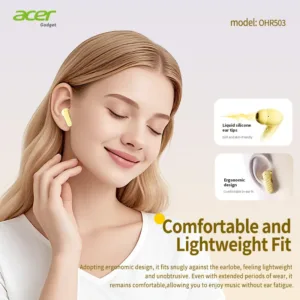 Acer Ohr503 Wireless Headphones, In-Ear Design, Bluetooth Headphones, Stereo Sound Quality, Comfortable to Wear, Suitable for Sports, Running, and Cycling, Compatible with Mobile P — image 4