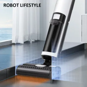 Cordless Handheld Vacuum Cleaner Wet Dry Cleaning Robot RL9Max 14000pa Super Strong Suction Self Heating Brush 4000mAh Battery — image 3