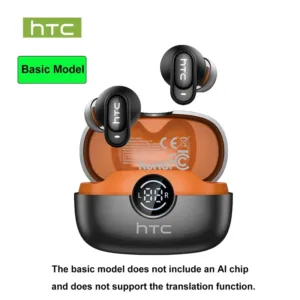 HTC NE79 Real Time Translation Bluetooth Earbuds Noise Reduction HD Call HiFi Music Headphones Mic For Cross-country Travelers — image 11