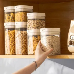 Pasta Storage Box Transparent Plastic Grain Seal Tank Spaghetti Storage Container Moisture-Proof Snack Jar Kitchen Food Tank — image 15