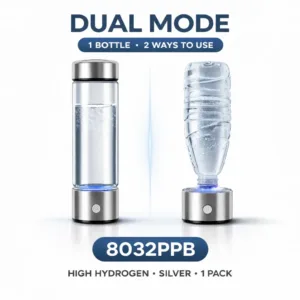 Portable Hydrogen Water Generator Bottle Rechargeable Electric Alkaline Water Ionizer Cup Hydrogen-Rich Health Care Drinkware