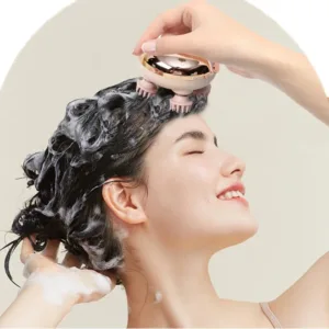 Rechargeable Waterproof Electric Scalp Massager Handheld Head Massager with 4 Massage Claws for Stress Relax Body Neck Back Pet — image 6