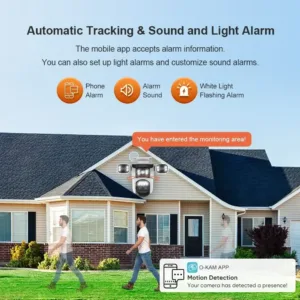 LS VISION 20MP Three Screens WiFi Security Camera Outdoor 10X Optical Zoom Four Lens Human Auto Tracking Waterproof CCTV Cameras — image 4