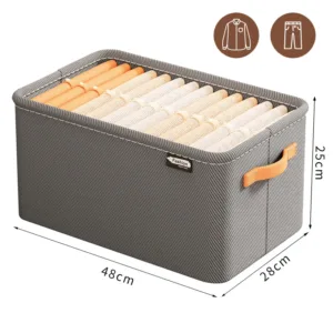 Thicken Clothes Organizer Pants Sweater Storage Cabinets Drawers Organizer Jeans Storage Box Wardrobe Clothes Storage Organizers — image 17