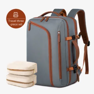 Backpack Unisex New Simple Business Computer Backpack Outdoor Large Capacity Travel Bag Student School Bag Boys — image 8