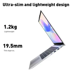 LENO 14.1" Ultra Slim Laptop Windows11 16GB RAM 2TB SSD Intel N3700 Notebook Gamer 1920*1080 Display Office Study Computer PC — image 3