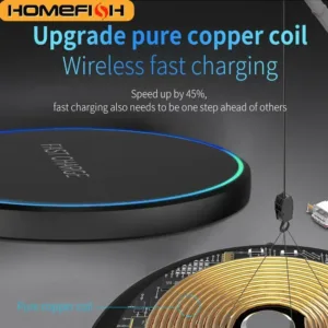 Wireless Charger For PHONE PADWATCH EarphonesInduction Fast Charging Pad Dock Station