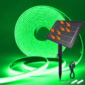 Solar Neon Light Strip 24V COB Waterproof IP68 Red Green Blue Warm Natural White 320LEDs/m Flexible High Density Linear Lighting — image 7
