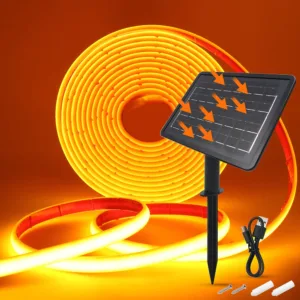 Solar Neon Light Strip 24V COB Waterproof IP68 Red Green Blue Warm Natural White 320LEDs/m Flexible High Density Linear Lighting — image 15