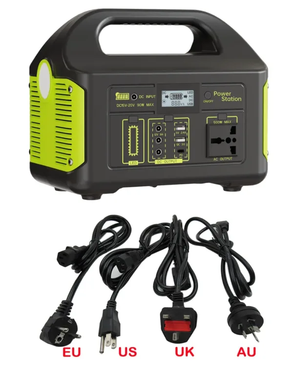 500W 460.8Wh