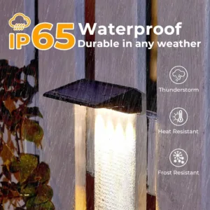 4pcs Solar Wall Light Outdoor Waterproof Solar Light Lighting Home Garden Courtyard Decoration Outdoor Sunlight Light — image 13