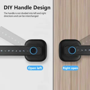 CDOK 2025 New M6 Tuya Bluetooth smart lock, door lock, fingerprint lock, password lock, multiple unlocking methods — image 6