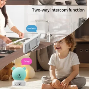 DANMINI 5 "tuya baby monitor 2K high definition WiFi remote mobile APP control up, down, left and right rotation gimbal camera — image 3