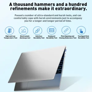 LENO 14.1"Laptop Windows 11 16GB RAM 2TB SSD Intel N3700 Ultra Slim Notebook Gamer 1920*1080 Display Office Study Computer PC — image 2