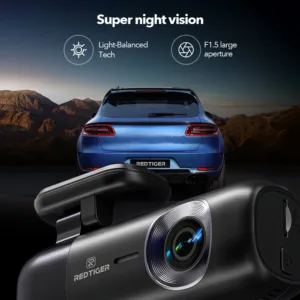 REDTIGER F9 Dash Cam 4K Dash Camera Front and Rear WiFi GPS Car Camera for Parking Mode Night Vision Car Recorder By App Control — image 6