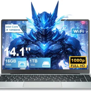 New Arrival 14.1” Gaming i9 Laptop Windows 11 Intel Core i9-10980hk 16GB RAM 1/2TB M.2 SSD Laptops 4K HD Gaming Notebook PC