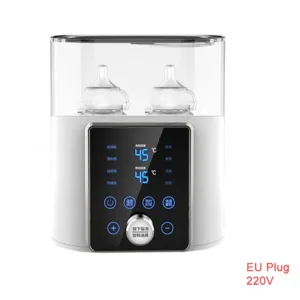 Multi function Baby Bottle Warmer Heater Sterilizer 8-in-1 Fast Milk Warmer with Timer Breast Milk or Formula Fits 2 Bottles — image 8