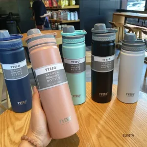 Tyeso 530/750ML Thermos Bottle Stainless Steel Vacuum Flask Travel Cup Insulated Water Bottle Sport Thermal Mug Hot Cold Mug — image 14
