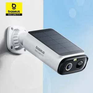 Baseus Security S1 Lite Solar Security Camera Wireless Outdoor Camera Continuous Power 2K Resolution 135°FOV IP67 Wifi Camera
