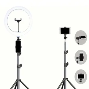 110cm tripod stand+O-clip, equipped with 10 inch live streaming ring fill light and selfie live streaming artifact — image 5