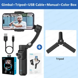 Axis Handheld Gimbal Stabilizer for Smartphone iPhone Android Mobile Phone Anti Shake Video Recording, with Removable Remote — image 10